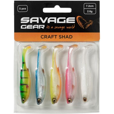 Savage Gear Craft Shad Dark Water Mix 7,2 cm 2,6 g 5 ks – Zboží Dáma