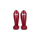 Fairtex Chrániče holení a nártů SP5 - červené – Zboží Dáma