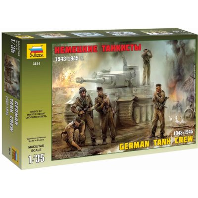 Zvezda figurky němečtí tankisté 1943 1945 1:35