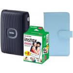 Fujifilm Instax Mini Link 2, Space Blue + COLORFILM (20ks) + album Instax Mini – Hledejceny.cz