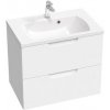 Koupelnový nábytek Ravak Classic II Skříňka pod umyvadlo 70 cm, bílá/bílá X000001478