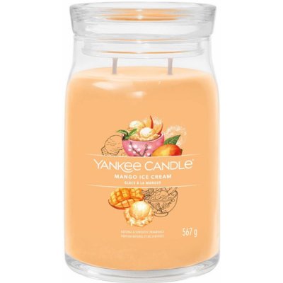 Yankee Candle Signature Mango Ice Cream 567 g – Zboží Mobilmania