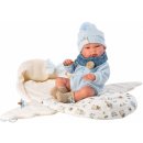 Llorens 73885 NEW BORN CHLAPEČEK realistická miminko s celovinylovým tělem 40 cm