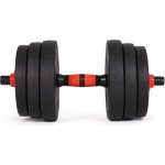 MODERNHOME Nastavitelné činky 2x 10kg činka set 20kg tyč – Zboží Mobilmania