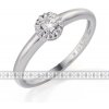 Prsteny Klenoty Budín zásnubní diamantový prsten z bílého zlata s velkým diamantem 3861323 0 56 991