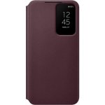 Samsung Clear View Cover Galaxy S22 Burgundy EF-ZS901CEEGEE – Zboží Mobilmania