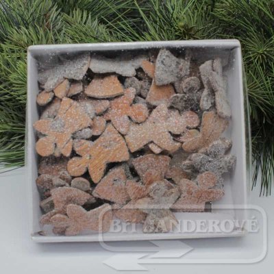Sněhulák z březové kůry glitr – Hledejceny.cz