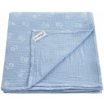 Little Angel Mušelínová deka osuška Světle modrá – Hledejceny.cz
