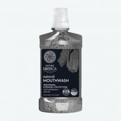 Natura Siberica Přírodní ústní voda s bambusovým uhlím 520 ml