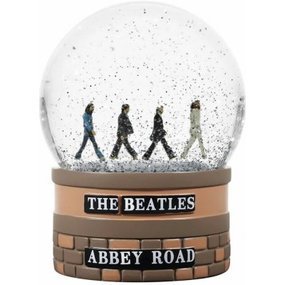 CurePink: | Těžítko sněhová koule The Beatles: Abbey Road (6,2 x 9,2 x 6,2 cm) [SGBTS02] – Hledejceny.cz