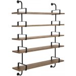 Gubi Police Démon Shelf 2, 155cm, 5 shelves, walnut – Hledejceny.cz