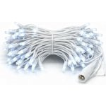 DECOLED Eco Fix LED světelný řetěz, 10 m, venkovní, ledově bílá s FLASH, 100 diod, 36V, bílý kabel, IP44 – Hledejceny.cz