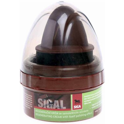 Sigal Hnědý krém na boty 50 ml – Zboží Dáma