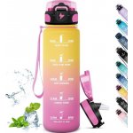 Láhev na vodu Grsta, 1 litrová láhev na vodu se slámou, láhev na vodu do posilovny, snadné čištění, – Sleviste.cz