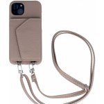Pouzdro TopQ Wallet Leather iPhone 14 hnědý se šňůrkou – Zboží Mobilmania
