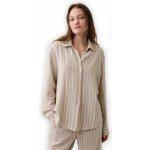 GAP Košile z lněné směsi Easy Shirt Béžová – Hledejceny.cz