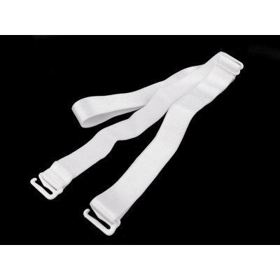 Prima-obchod Ramínko kolem krku na podprsenku šíře 15 mm s kovovým zapínáním, barva 1 bílá – Zboží Mobilmania