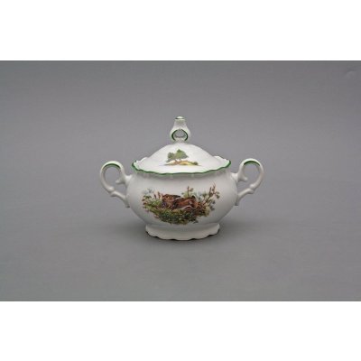 Bohemia Porcelán 1987 Cukřenka 0,24l Ofélie Lesní zvěř ZL – Zboží Dáma