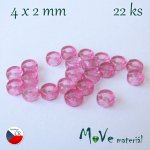 CZECH HEISHI 4x2mm/22ks, růžové – Hledejceny.cz