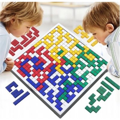 Strategická hra Blokus, desková hra, rodinná hra, dárek ke Den dětí – Zboží Živě