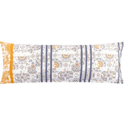 Bellatex na relaxační polštář Šedá Oranžová 50 x 145 cm – Zbozi.Blesk.cz