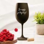 Ahome sklenice na víno Nepiji degustuji 450 ml – Zboží Dáma