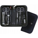Kellermann Černá manikúra 8-ti dílná sada v černém koženém pouzdře L 52130 MC – Zboží Dáma