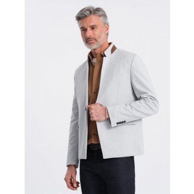 Ombre OM-BLZB-0131 grey melange – Zboží Dáma