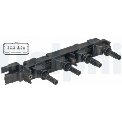 Zapalovací cívka DELPHI GN10502-12B1 (GN1050212B1) – Hledejceny.cz