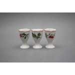 Bohemia Porcelán 1987 Kalíšek na vejce Rokoko Lesní plody – Zboží Dáma