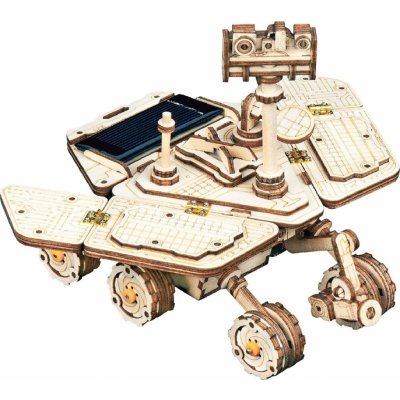 ROBOTIME Rokr 3D dřevěné puzzle Planetární vozítko Vagabond Rover na solární pohon 153 ks – Zbozi.Blesk.cz