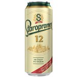 Staropramen 12 světlý ležák multipack 5% 6 x 0,5 l (plech) – Zboží Dáma