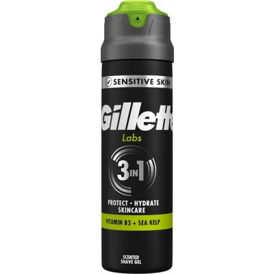 Gillette Gel na holení Labs 3v1 198 ml – Zboží Dáma