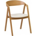 FormWood Henry přírodní dub / bílá ekokůže – Hledejceny.cz