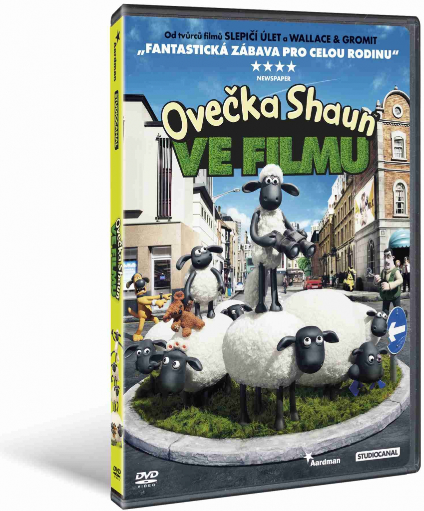 Ovečka Shaun ve filmu DVD