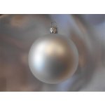 Malá vánoční koule 6 ks bílá skořápka – Zboží Dáma