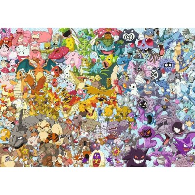 Ravensburger Challenge Pokémon 1000 dílků – Zboží Mobilmania
