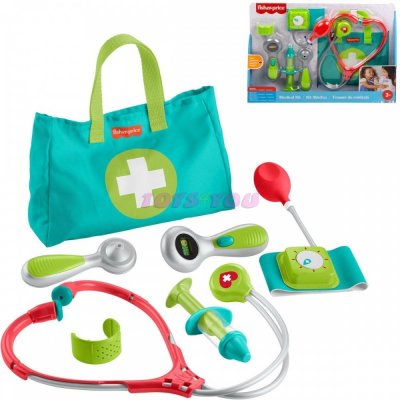 Fisher price Doktorská taška sada hraček pro doktory hraní rolí pro předškoláky 7 dílků HYH26 – Zboží Mobilmania