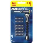 Gillette Sensor3 + 6 ks hlavic – Zbozi.Blesk.cz