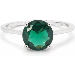 Rafity Stříbrný prsten se smaragdem R0128 09