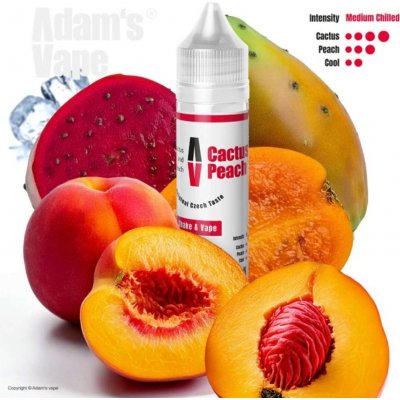 Adams vape Cactus Peach Shake & Vape 10 ml – Zboží Mobilmania