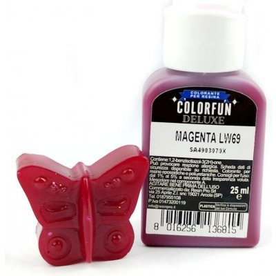 Colorfun Barva do pryskyřice fuchsiová 25 ml – Sleviste.cz
