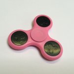 Fidget Spinner 7cm růžový – Zboží Dáma