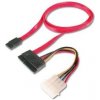 PC kabel PREMIUMCORD Redukce napájení SATA + 0,5 m datový SATA KFSA-4