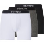 esmara Men Pánské boxerky s BIO bavlnou 3 kusy – Zboží Mobilmania