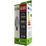 Trixline žárovka svíčková LED 6W E14/230V denní bílá – Hledejceny.cz