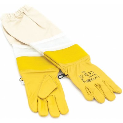 Kožené rukavice s ventilací, žluté – Zboží Dáma