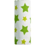 T-TOMI Bambusová osuška green stars / zelené hvězdičky – Zboží Dáma