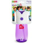Munchkin Flip & Go hrnek s brčkem purple 355 ml – Hledejceny.cz