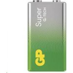 GP Super Alkaline 9V 1ks 0301604AETA-B1 – Zboží Mobilmania